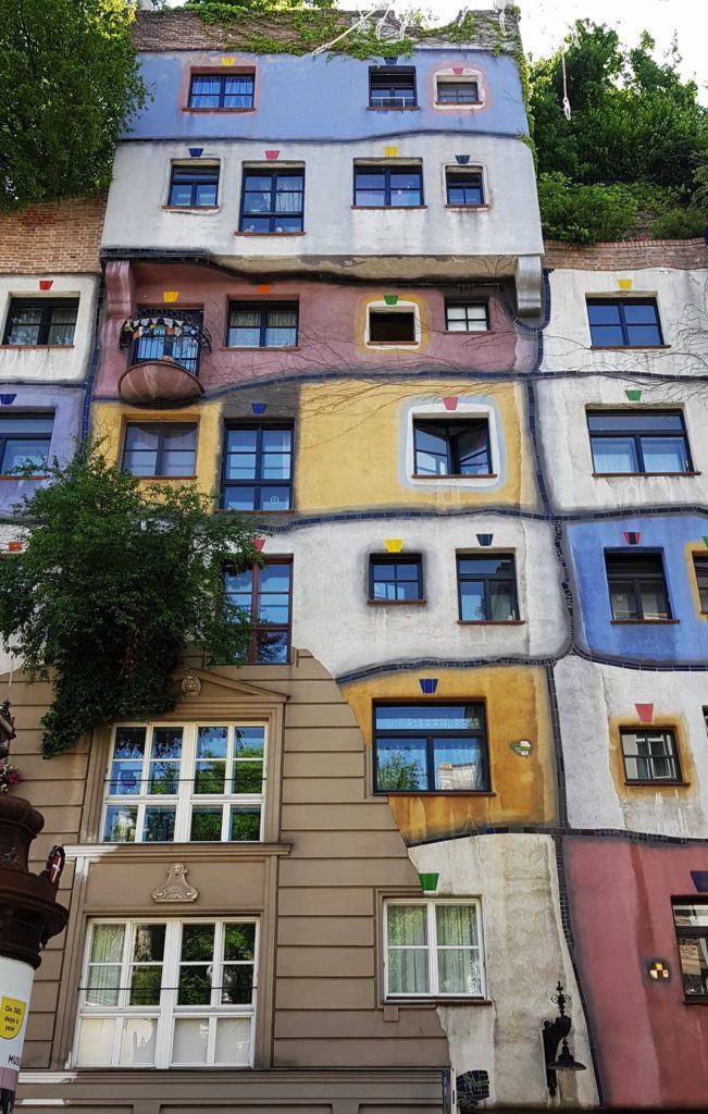 kolorowe domki w Wiedniu