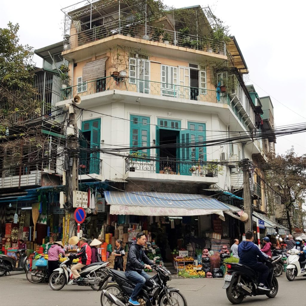 kolonialna architektura Hanoi