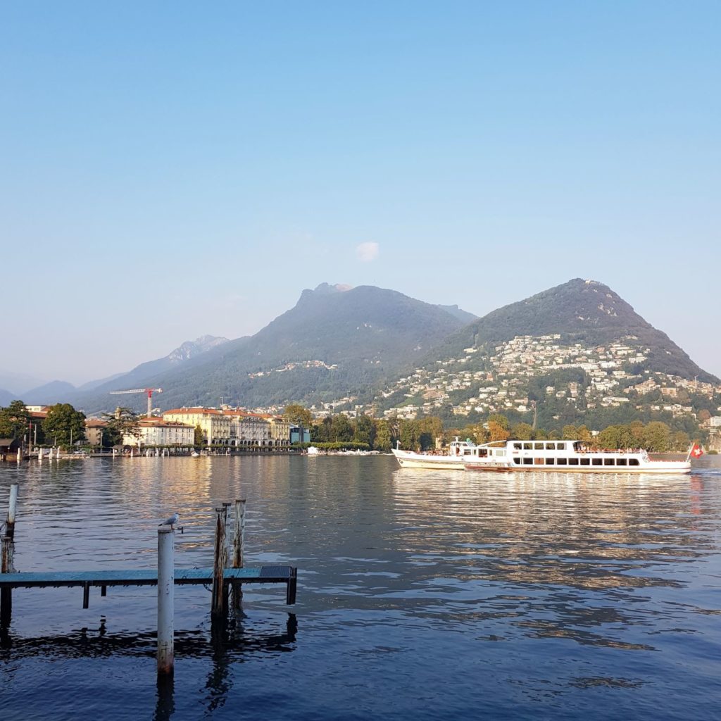 stateczek na Lugano