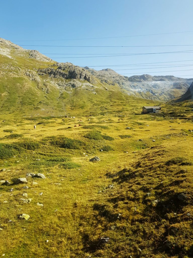 Alpy szwajcarskie w połowie września